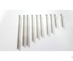 Cancellous Screw 6 5mm Dia 32mm And 16mm Thread Flat Head Orthopedic Implant