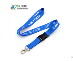 Silk Screen Print Cheap Polyester Custom Lanyard For Sale