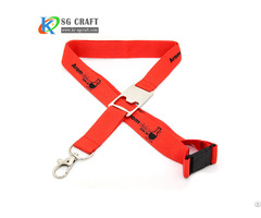 Flat Polyester Cheap Personalize Single Custom Sublimation Lanyards With Logo