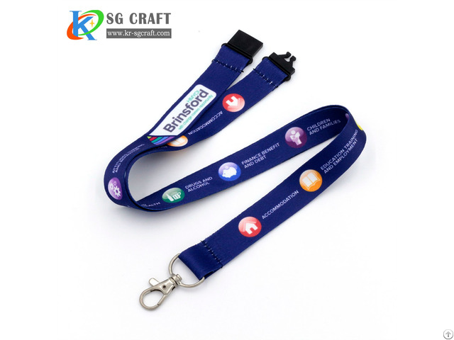 No Minimum Order Custom Silk Nylon Unique Logo Lanyard With Authentication