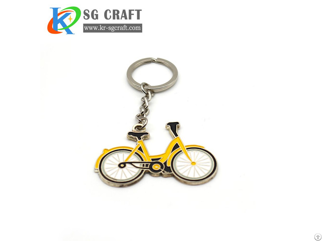 Keychain China Supplier Wholesale Tourist Souvenirs Custom Made Enamel Logo Metal