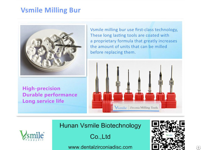 Milling Burs For Cadcam Machine Dental Lab Using