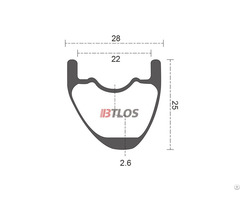 Btlos M I22a Asymmetric Mountain Bike Xc Trail Carbon Rim