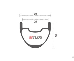 Btlos M I25 30mm Width Mountain Bike Trail Carbon Wheels