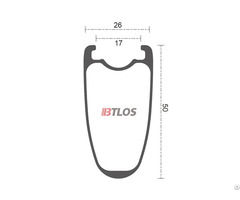 Btlos Rc 50 Carbon Rims Clincher Road Bike 700c 50mm Deep Disc Brake Available