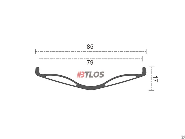 Btlos Fs85 Premium 85mm Wide 26 Inch Fat Bike Single Wall Carbon Rims