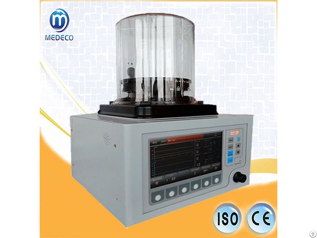 Pet Hospital Veterinary Equipment Color Touch Screen Anesthesia Ventilator Proportional Valve