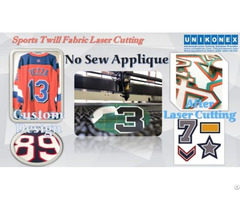 Permanent Sports Twill No Sew Applique Cut