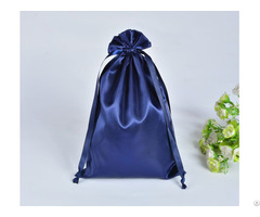 Navy Blue Satin Gift Bag