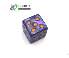 Colored Plastic Spots Dice