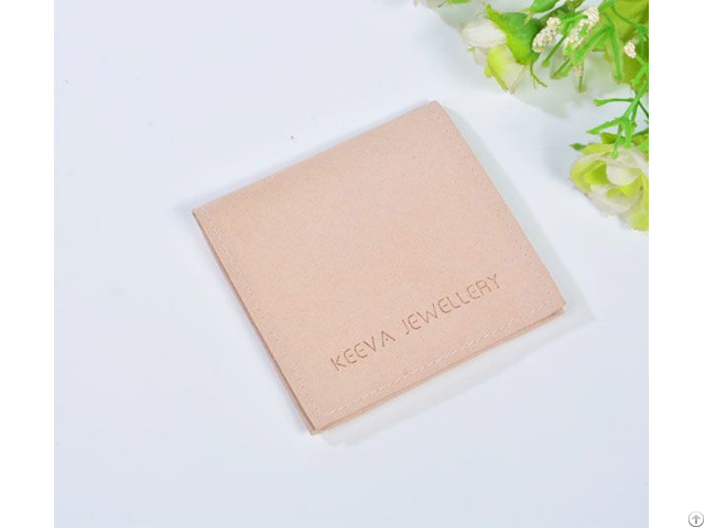 Microfiber Leather Jewelry Pouch For Necklace Bracelet Watch