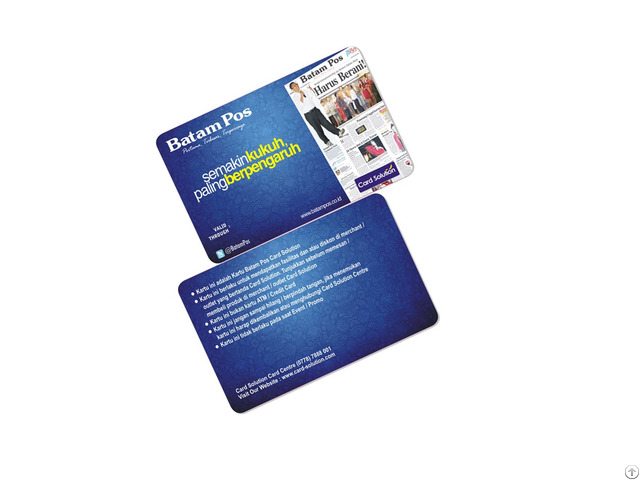 Credit Size Plastic Business Card Full Color Printing