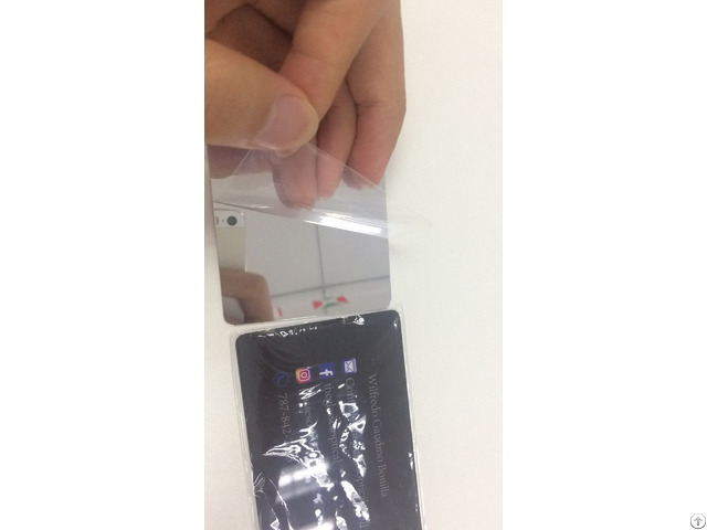 Cr80 30mil Plastic Mirror Business Card Custom Printing