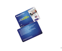 Plastic Loyalty Card Cmyk Printing