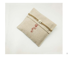 Vintage Burlap Tea Towel Package Pouch