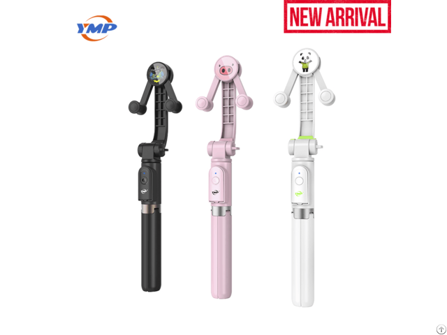 Cartoon Pocket Selfie Stick With Bluetooth Remote Ymp M05