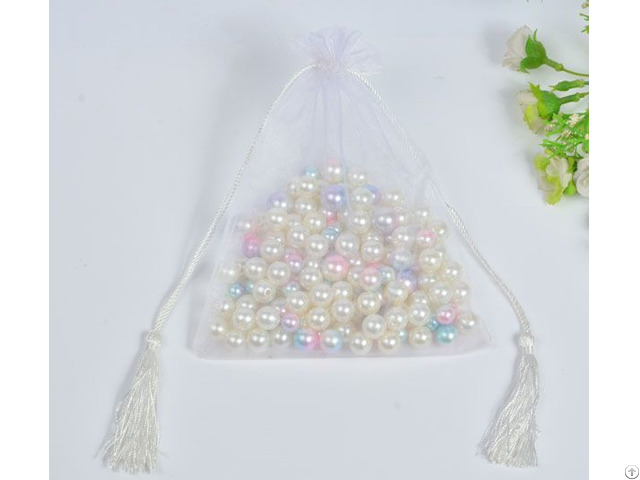 White Organza Wedding Favors Bag