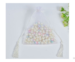 White Organza Wedding Favors Bag
