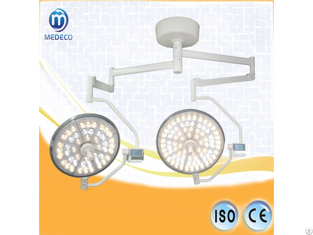 2018me Medical Room Double Dome Ceiling Type Operaiton Lamp 500 Surgical Light