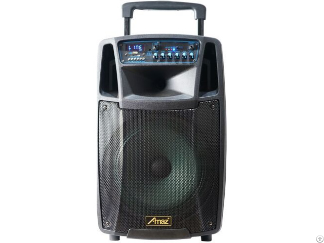 Al1225 Altavoz De 12 Pulgadas 100w 7 5ah Con 2 Mic