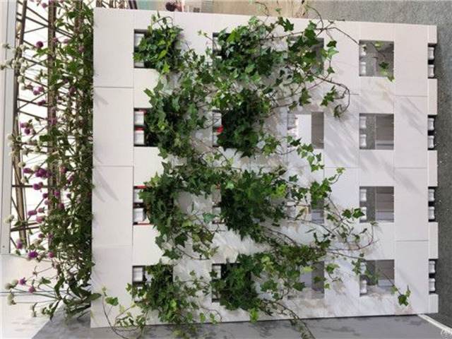 Grass Flower Pot Made For Blocks Block Wall Partition