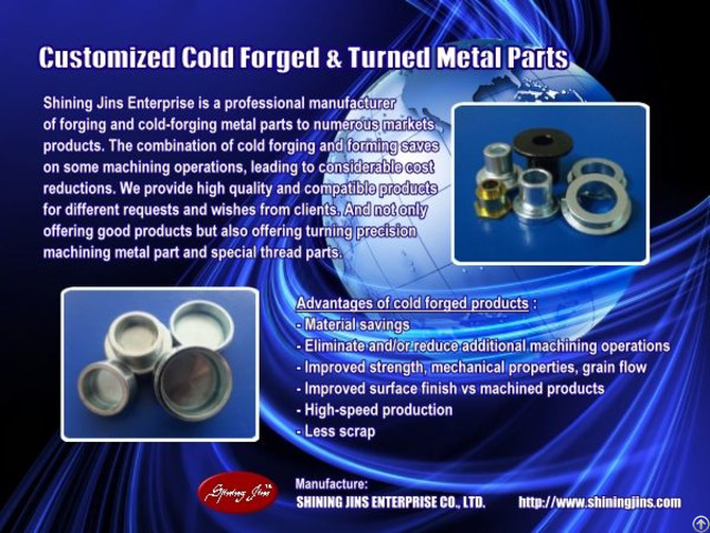 Custom Cold Forged Fasteners Made In Taiwan