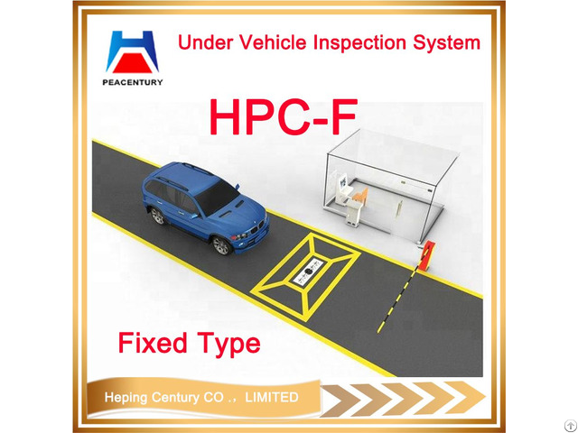 Professional Under Vehicle Scanner Security Inspection Checking With Camera System