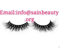 27mm 5d Dramatic Mink Lashes Real Fur Strip Eyelashes