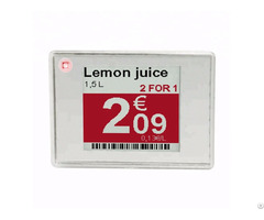Supermarket Epaper Tags E Ink Esl System Electronic Digital Shelf Price Label