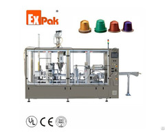 Two Lane Type Nespresso Capsule Filling Sealing Machine