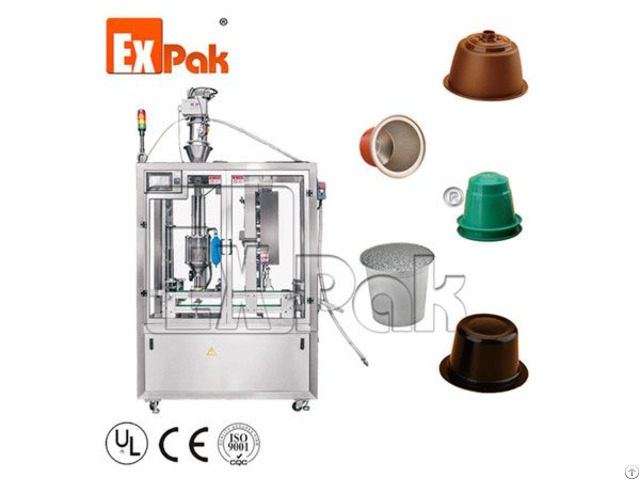 Cpl 2501 Linear Coffee Capsule Filling And Sealing Machine