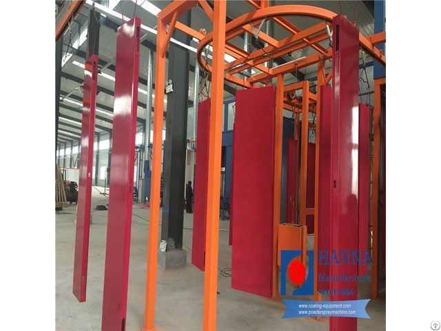 Metal Door Powder Spraying Machinery Coating Line