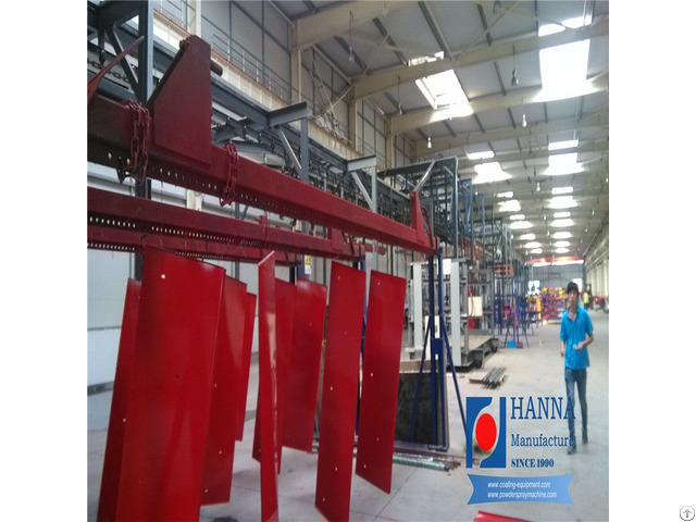 Tricycle Powder Coating Line Equipment Plant