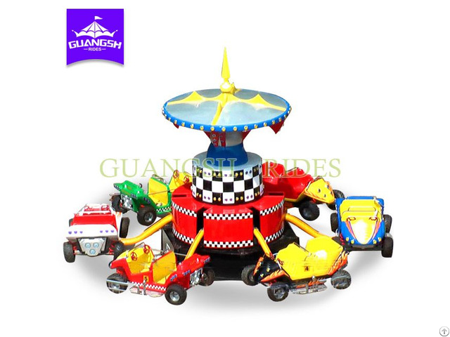 Exciting Amusement Park Rides Outdoor Bounce Electric Jumping Cars For Adult And Children