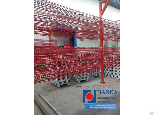 Newly High Tech Automatic Steel Profile Powder Coating Machine