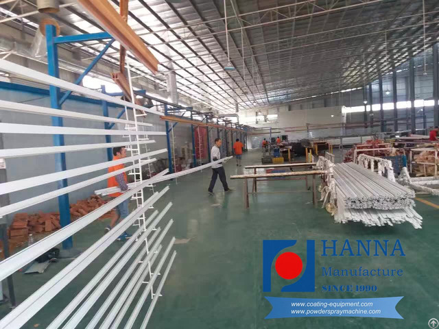 Aluminium Profile Powder Coating Plant Machine Line Spraying Machinery