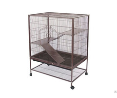 Double Metal Platforms And Ladders Rat Chinchilla Cage Pet House