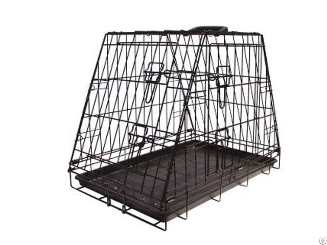 One Sloping Unique Folding Trapezoid Transport Box Dog Cages