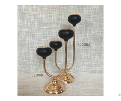 Iron Candle Holder Gold