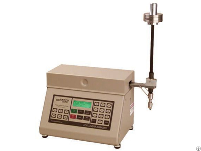 Taber Linear Scratch Testing With Reciprocating Abraser For Plastic Paint