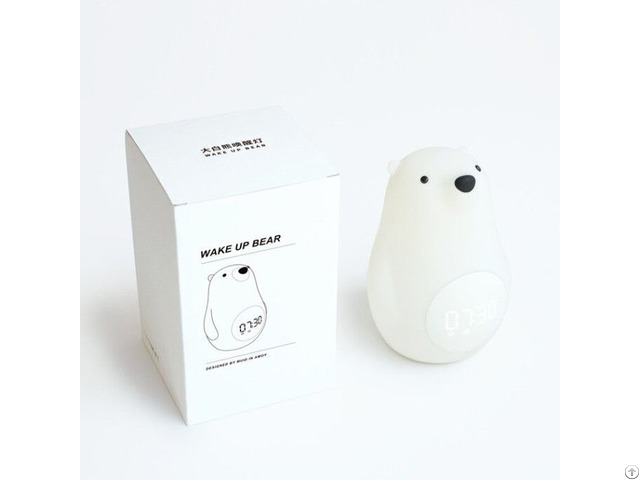 Bear Alarm Clock Night Light