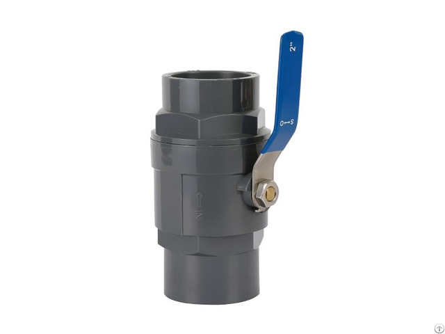 Upvc Two Pieces Ball Valve Ss Handle Xe01091 Xe01099