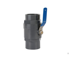 Upvc Two Pieces Ball Valve Ss Handle Xe01091 Xe01099