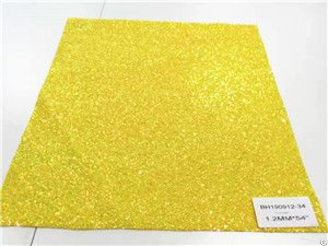 Bh190912 34 Yellow Color Glitter Leather 1 2mm 54 Inch