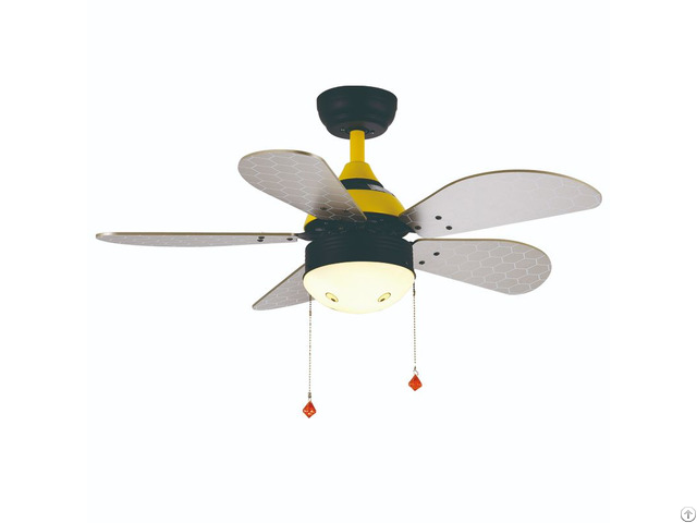 Fancy Ceiling Fan Light 30 Inch With Wood Blade