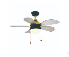 Fancy Ceiling Fan Light 30 Inch With Wood Blade