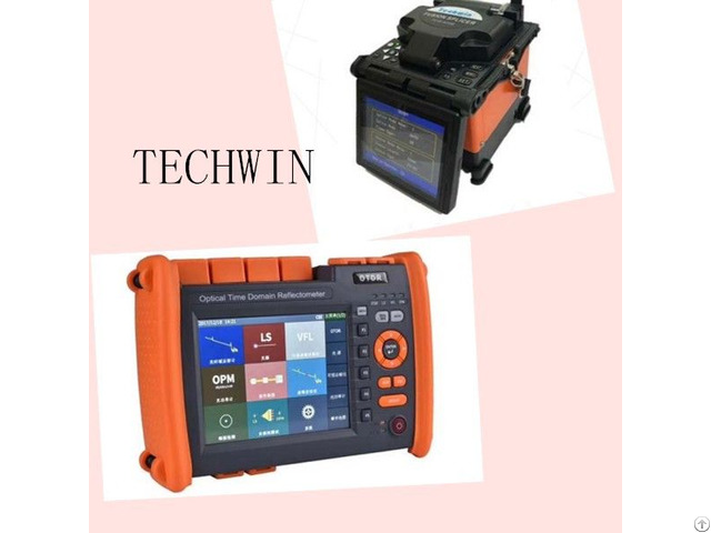 Fusion Splicer And Otdr Of Techwin For Optic Fiber Cable Project