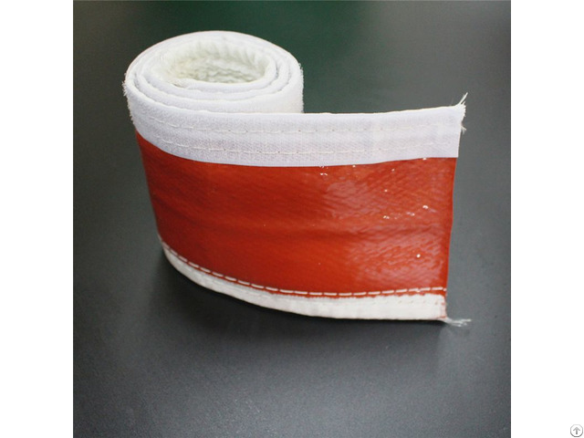 Silicone Fiberglass Fire Proof Sleeve With Velcro For Cable Hose Protection