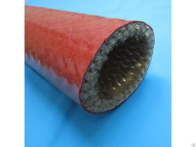 Silicone Glass Fibre High Temperature Resistant Sleeve