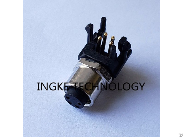 Ingke Ykm8 Ptb0204a Direct Substitute Te 3 2172068 2 4 P Female Circular Connector Receptacle
